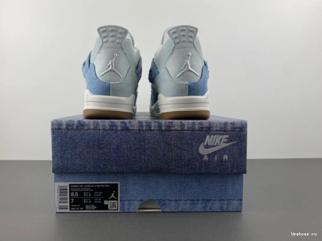  Air Denim  4 "Worn IB6716-100 Blue”  Jordan 0308